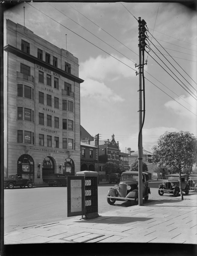 Electrical Apparatus Opposite Yorkshire House, St George's Terrace 1934